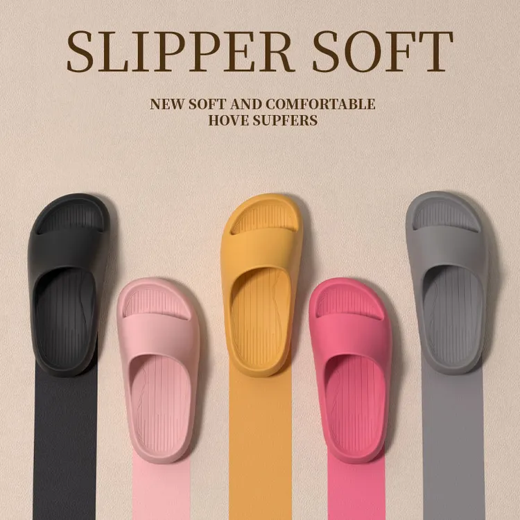 拖鞋防滑踩屎感女2025夏季新款防臭居家浴室厚底情侣凉拖舒适外穿