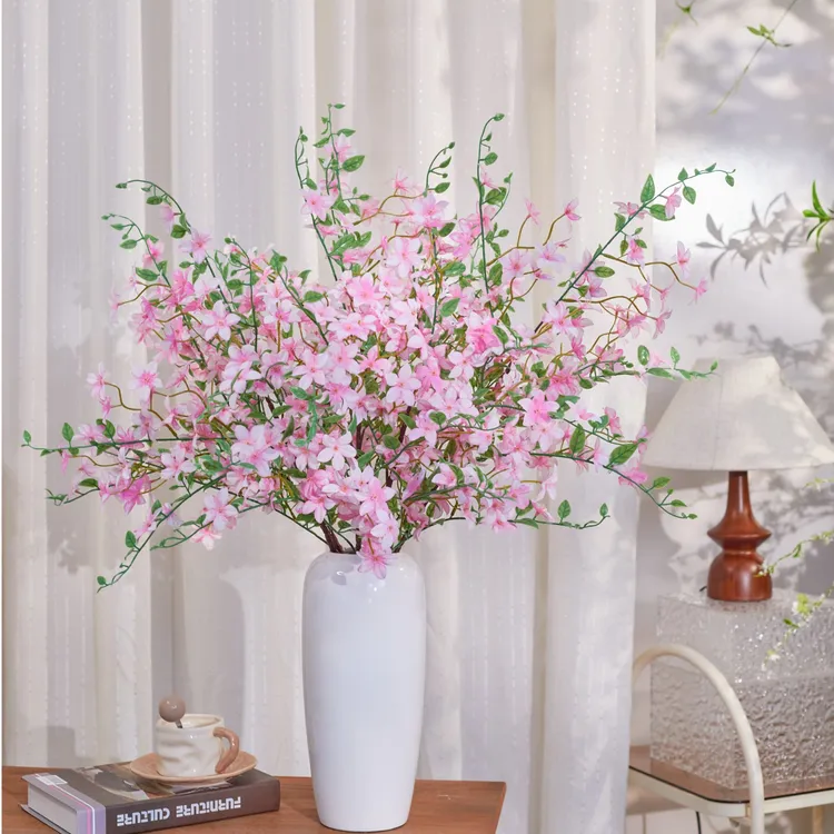 小清新七里香仿真花室内插花居家客厅办公桌面装饰婚庆布置