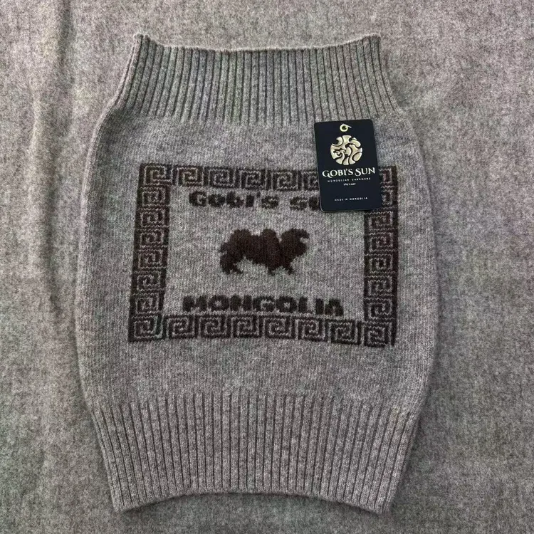 进口第二代升级黑标针织纯驼绒保暖护腰