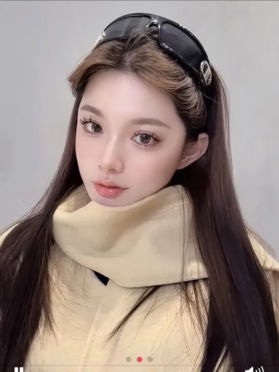 D004小高货一体式科技感发箍墨镜防紫外线男女同款潮酷百搭街拍