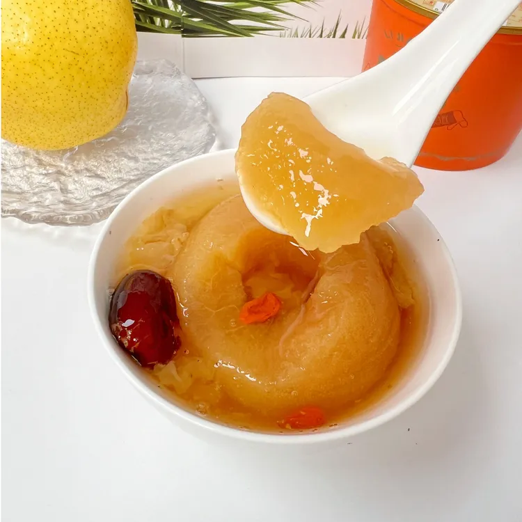 大个整颗梨河北赵州特产梨家门古法烤梨银耳红枣枸杞雪梨大罐烤梨