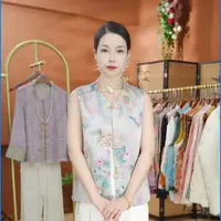 【雾词-马甲】2025新中式国风外套盘扣马甲