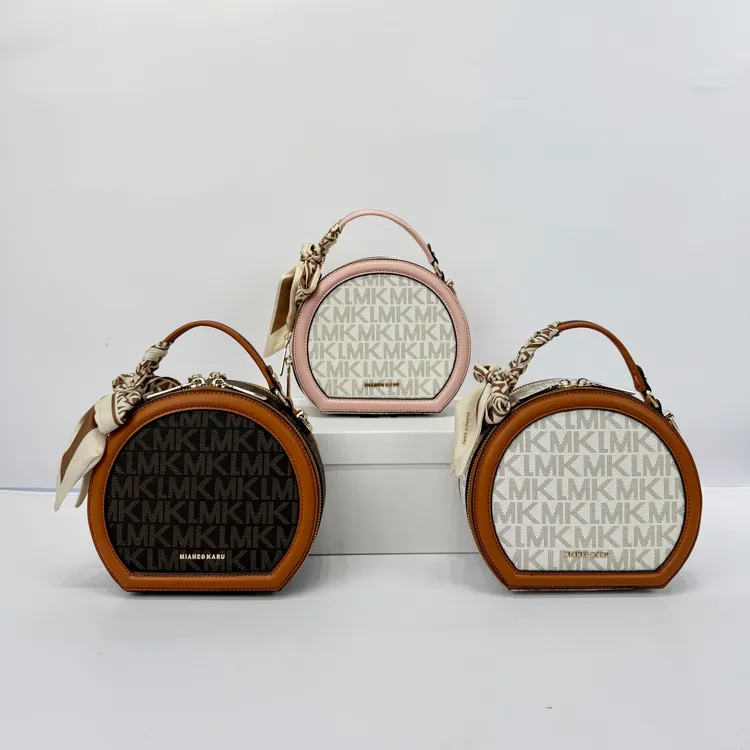 复古风圆饼包风琴包苹果包小圆包文艺风单肩斜挎包仙女风百搭潮流