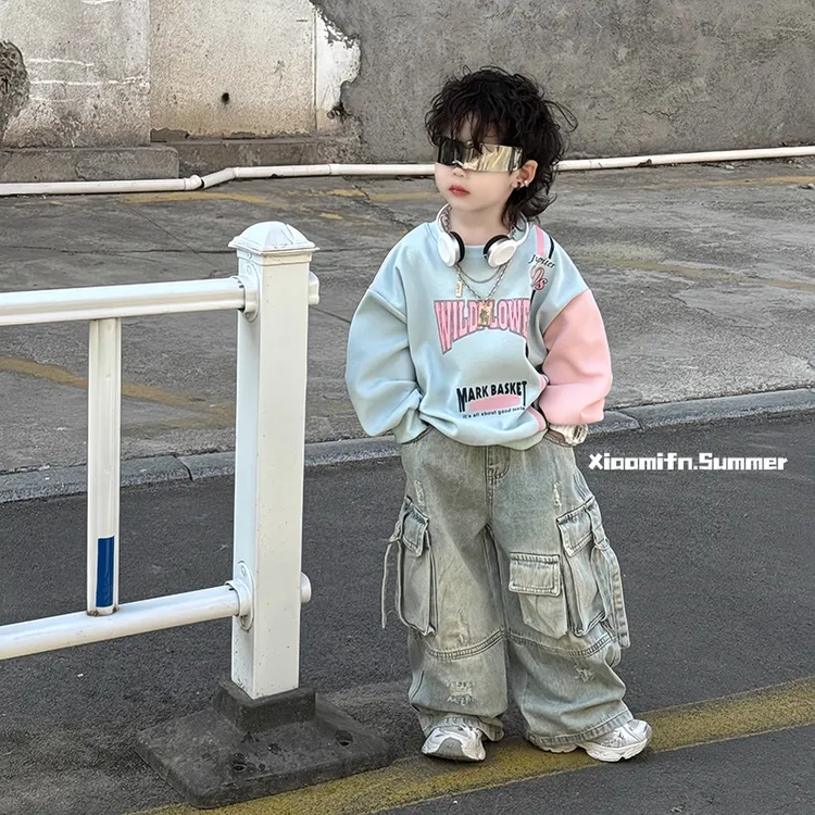 男童卫衣春款2025新款儿童春秋装上衣小童装男孩秋季衣服潮流牌