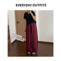 RIDA· 全松紧腰堆堆麻裤5E22休闲百搭夏季小众透气复古 K2590清仓