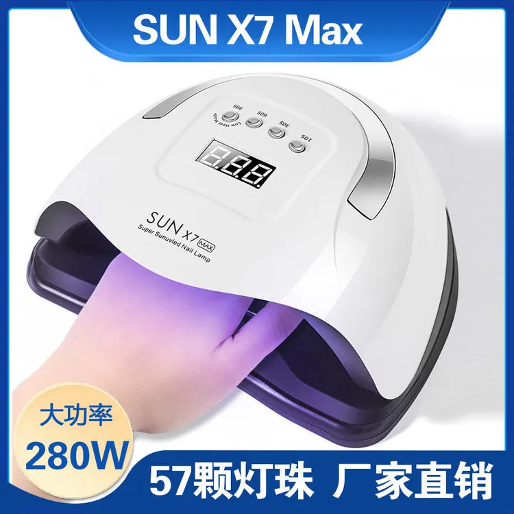 新升级美甲5秒速干LED光疗灯指甲油胶烤灯美甲光疗机照灯不黑手