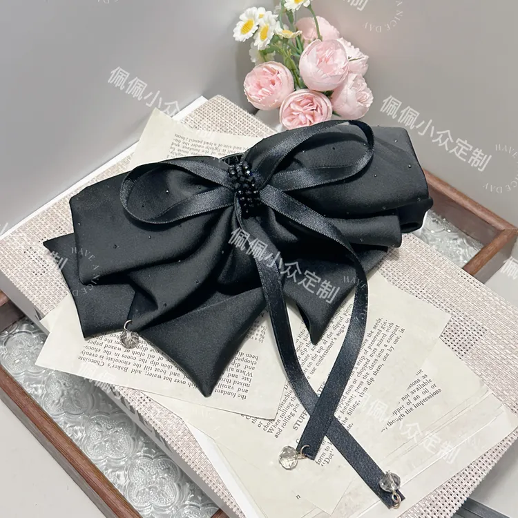 【PEI】流沙/复古风女边夹抓夹头饰简约简约风法式