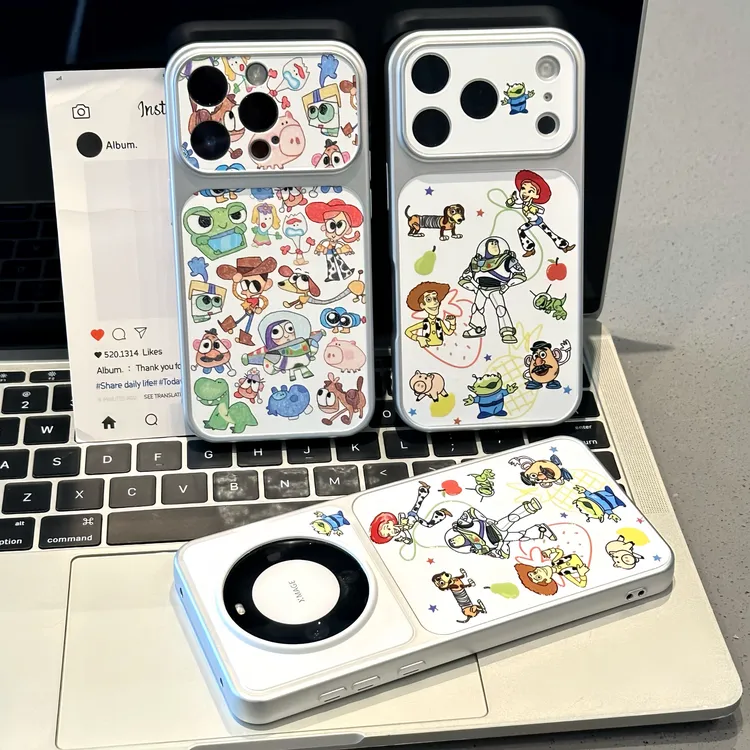 涂鸦玩具总动员适用苹果17/16pro手机壳华为p90oppovivo小米15软