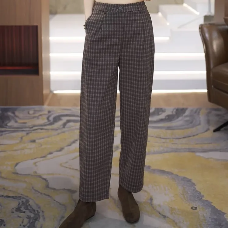 【渲渲推荐】YMJJ-91391秋冬季时尚休闲格子裤