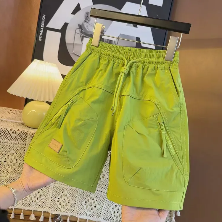 【设计慵懒】2025新款夏季休闲宽松外穿运动工装五分短裤S9303