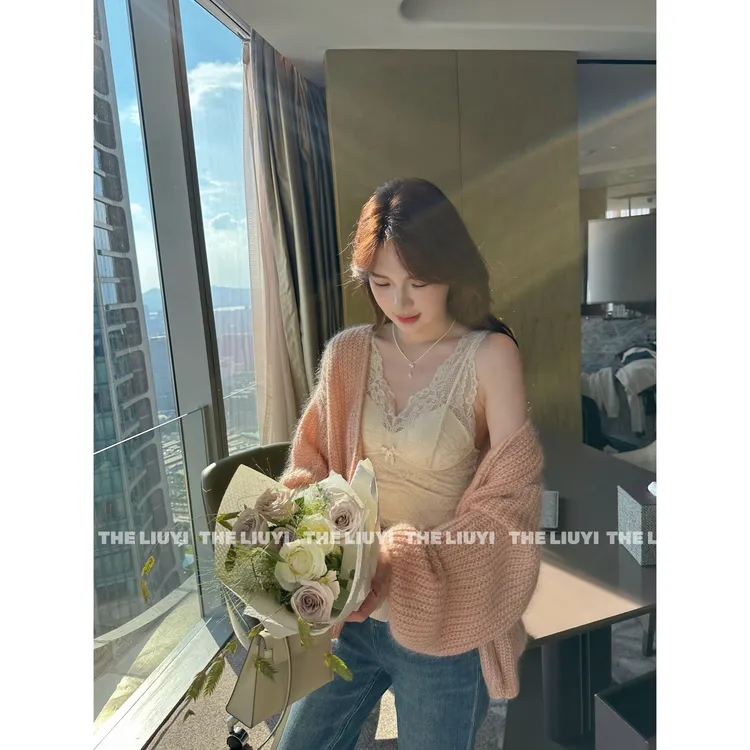 【LIUYI】蕾丝战神～纯欲蕾丝带胸垫美背内搭2793