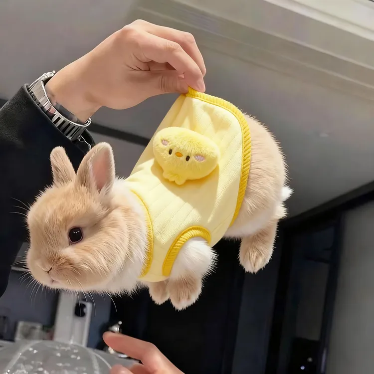 小兔子衣服秋冬款可爱保暖侏儒兔小奶狗奶猫保暖加厚超加绒小背心