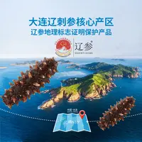 【中秋好礼】大连即食海参1斤礼盒（13-16头） 高营好 顺丰包邮