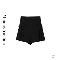 【mimius】U【裤queen Ⅰ代】高腰蝴蝶结装饰短裤 D01065