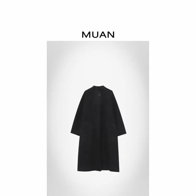 木岸MUAN：《爱丁堡大衣》定制老钱中古680克大衣外套上衣女D-LF-361