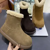 510雪地靴新款加厚一脚蹬东北厚底马丁靴勃肯棉鞋舒适百搭