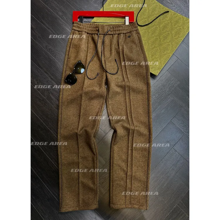 【EDGE AREA】爆款轻奢简约‘羊毛醋酸混纺’男休闲直筒裤888-12