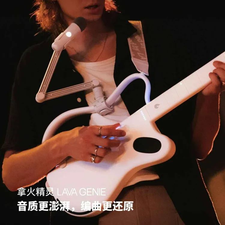 【浪姐同款】拿火精灵LAVAGENIE无弦吉他自动挡吉他智能弹唱乐器