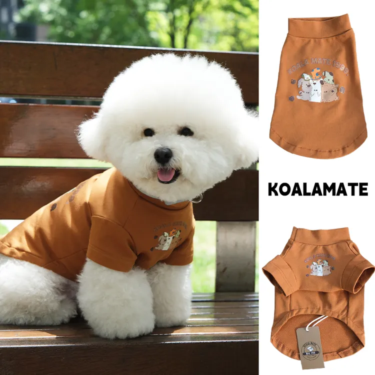 koalamate考拉伙伴宠物服饰狗狗衣服夏季薄款猫咪衣服三只小狗T恤商品图