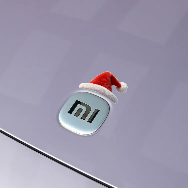 适用于YU7/SU7车标圣诞汽车贴纸遮挡划痕个性创意车上实用小物件