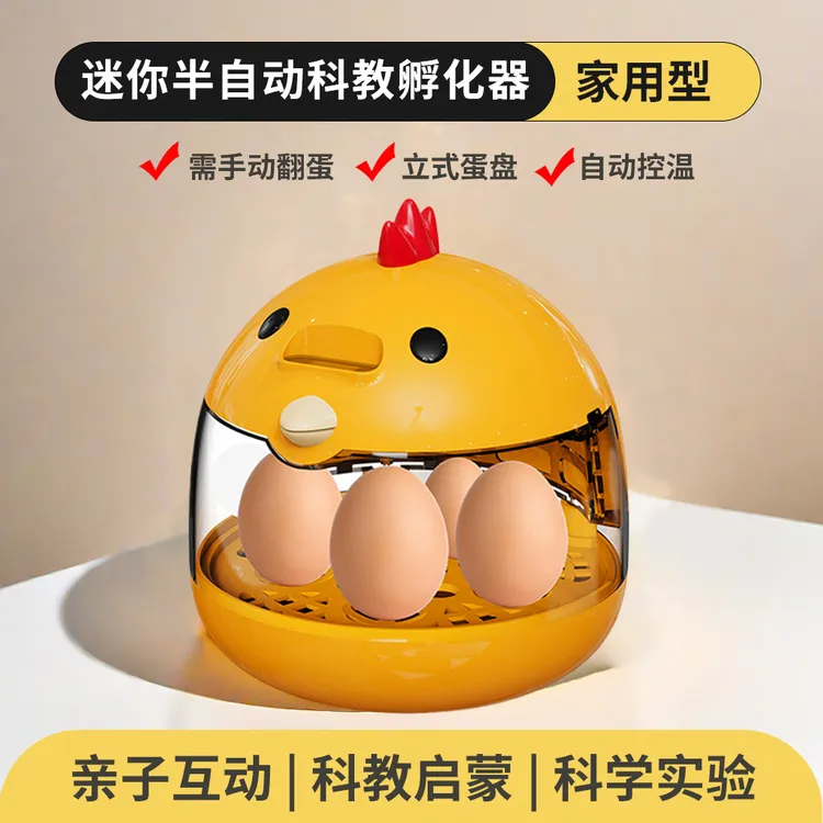 智能家用全自动科教孵蛋器可孵化鹦鹉芦丁鸡柯尔鸭等蛋类