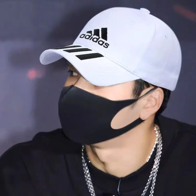 adidas阿迪达斯棒球帽男帽女帽2025夏季新款鸭舌帽白色运动休闲帽