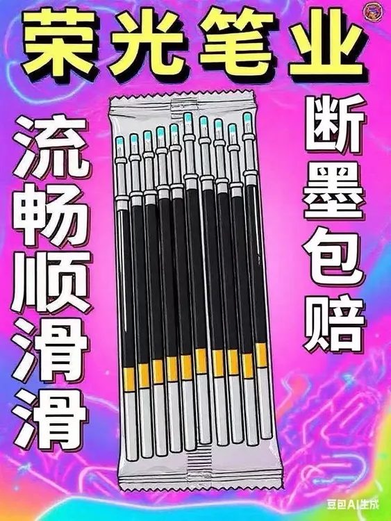 无品牌工厂直销按动式0.5mm中性笔芯子弹头适用于学生学习办公书