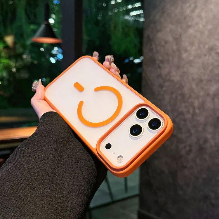 适用苹果17高端手机壳17Promax半透磨砂肤感iPhone Air磁吸保护壳