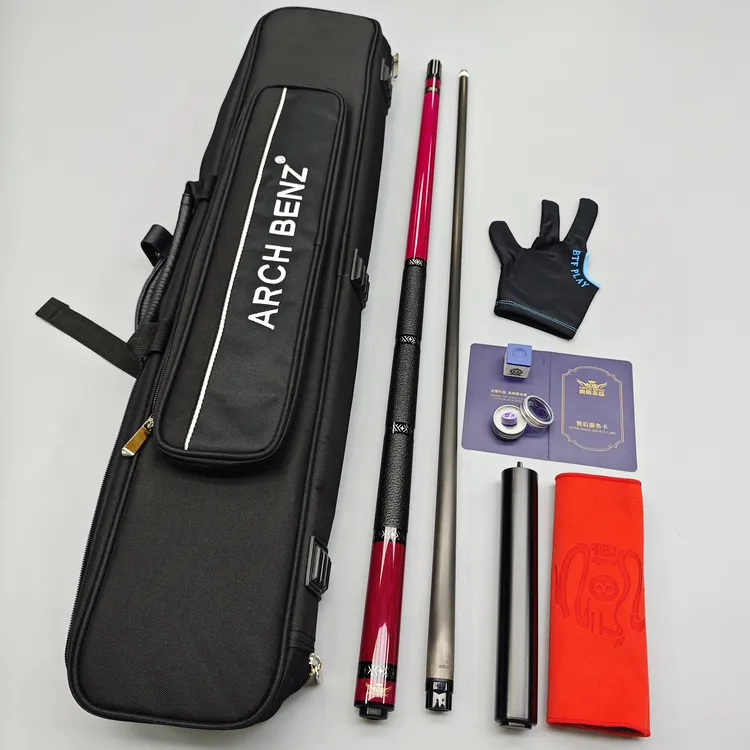 奥斯本兹征途3粉色台球杆征途三中式八球九球杆大头杆桌球杆套装