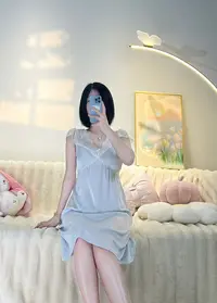 2025新款春夏休闲气质舒适薄款无袖女轻奢设计师款时尚家居服套装