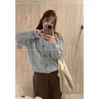 【mooi】'蓝莓甜挞'秋冬新款韩版ins风小众设计感毛衣
