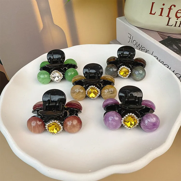 秋冬金碧辉煌高级高水砖珠珠抓夹