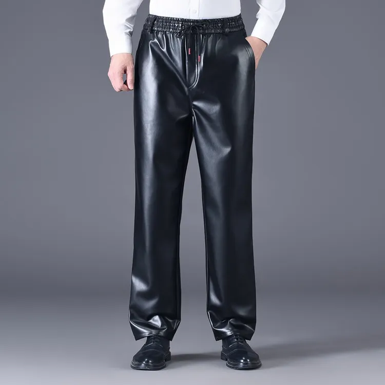 冬季男士加厚皮棉裤冷库菜市场款耐磨防水防寒护膝棉裤保抗风