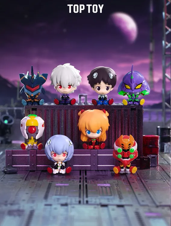 TOPTOY新世纪福音战士MINI坐坐系列盲盒端盒