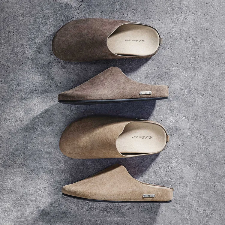 MRA银标勃肯穆勒拖鞋男鞋外穿通勤cleanfit包头懒人一脚蹬半拖鞋