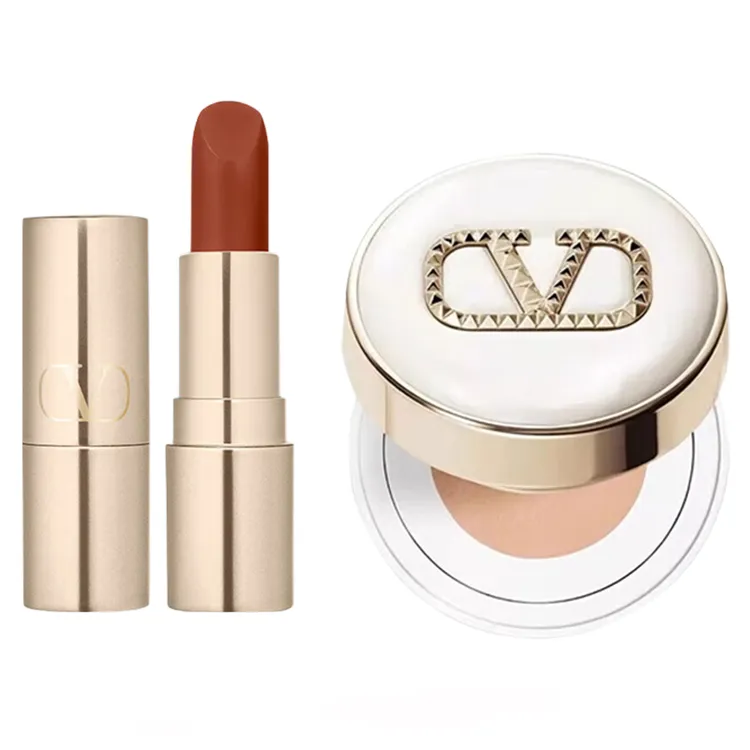 Valentino/华伦天奴彩妆旅行套组（铆钉134R口红1g+水光LN2气垫5g）
