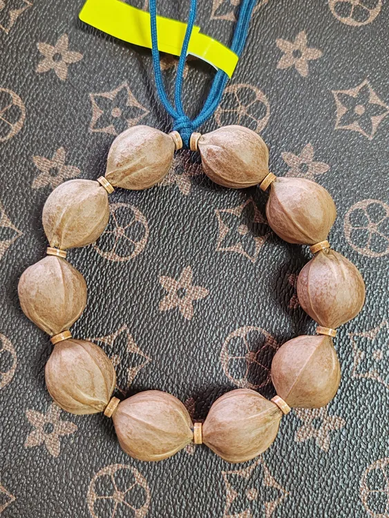 21*25MM系列梅林老树铁核原生态三花鲨鱼背橄榄核素串