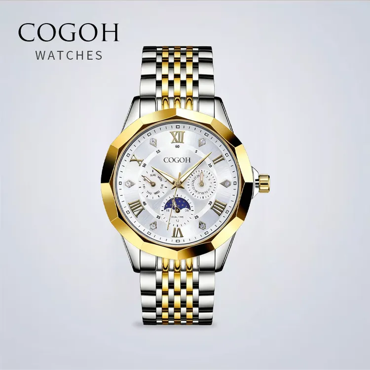 COGOH【专柜正品】全自动高档防水夜光商务百搭男士手表奢华名表商品图