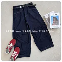 【萱萱服饰】NZK627夏季新款青春时尚百搭宽松透气薄款九分牛仔裤女