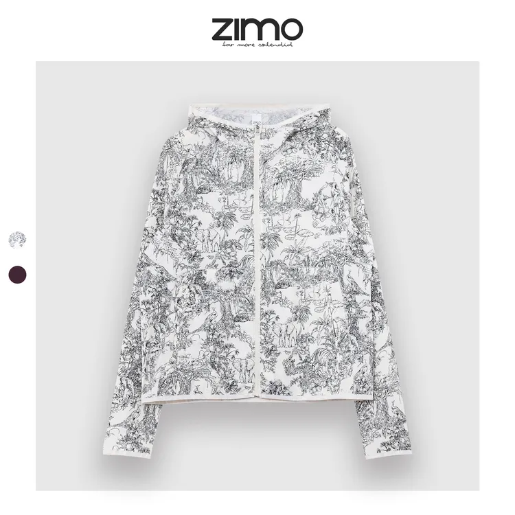 女士防风连帽小夹克疯狂动物城729-zimo-瑜伽健身瑜伽服YFWT729