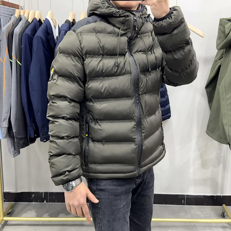 ECO生态科技保暖 无缝压胶 高端秋冬男士加厚保暖棉夹克外套