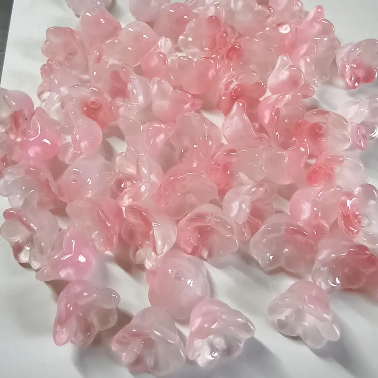 琉璃铃兰花居家装饰挂件手工diy配件配饰创意玄关中式