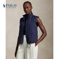 Ralph Lauren/拉夫劳伦女装 25年春季绗缝拼片无袖拉链马甲