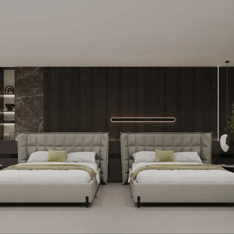 GD 莫桑比克  富婆款系列  高奢四件套被子床上用品简约色织床品