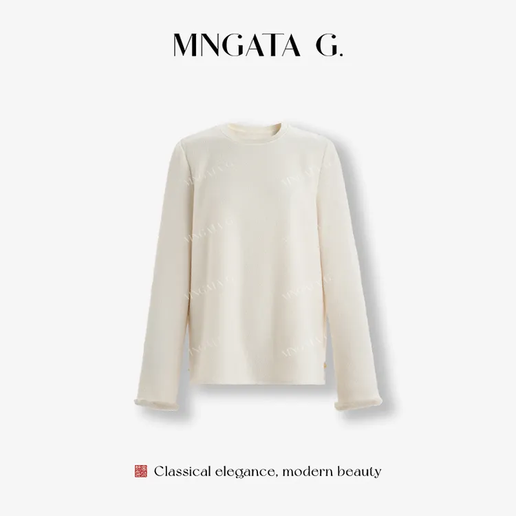 MNGATA G.宫小妍【水貂毛·暖洋洋】新中式中国风秋冬上衣5091753