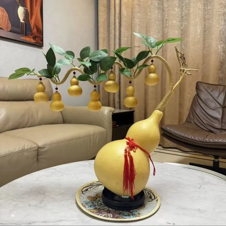 创意手工葫芦娃摆件用于客厅玄关窗台装饰