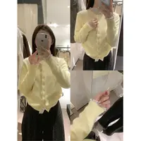 L-2613#『30%浣熊绒10%羊毛』高品质软糯慵懒针织开衫