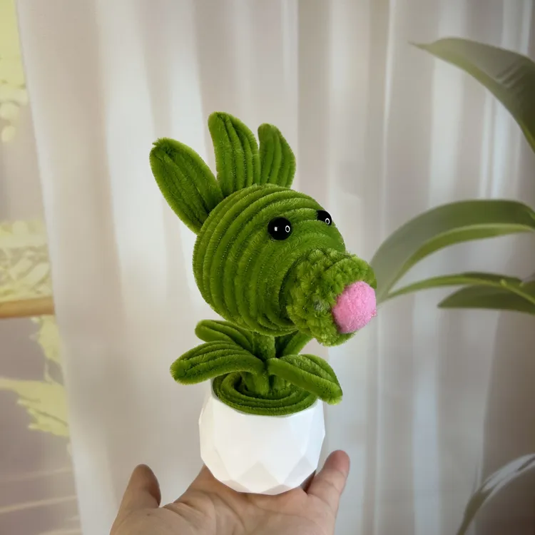加密扭扭棒豌豆射手材料包diy手工