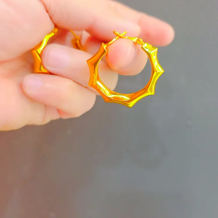 铜合金耳饰 几何图案欧美风日韩原创设计耳环耳包精美复古百搭