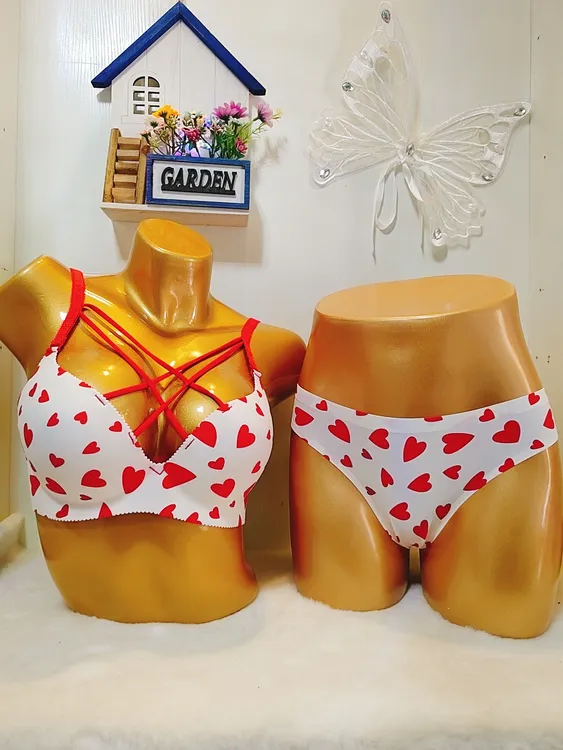 KipinaK2025新款无钢圈聚拢时尚文胸套装